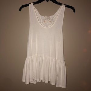 Racerback Tank with Embroidery